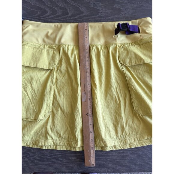 The North Face women’s Yellow Spring Peak skort sz L  Skirt Shorts - Picture 11 of 12